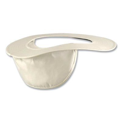 Occunomix Stow Away Hard Hat Shade, For Most Hard Hats including Full Brim, One Size, White (561-899-008)