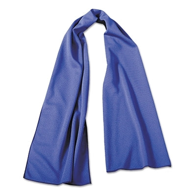 Occunomix Wicking and Cooling Towel, 8 in W, 36 in L, Navy (561-TD400-018)