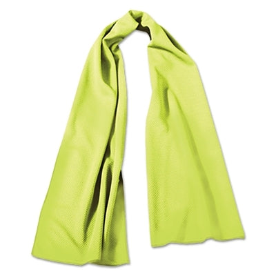 Occunomix Wicking and Cooling Towel, 8 in W, 36 in L, Hi-Viz Yellow (561-TD400-HVY)
