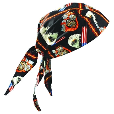 Occunomix Tuff Nougies Deluxe TieHat, One Size, Motorcycle (561-TN6-MOT)