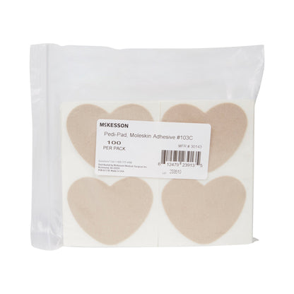 McKesson Pedi-Pad Protective Pad Size 103-C Adhesive Foot (1111090_PK)
