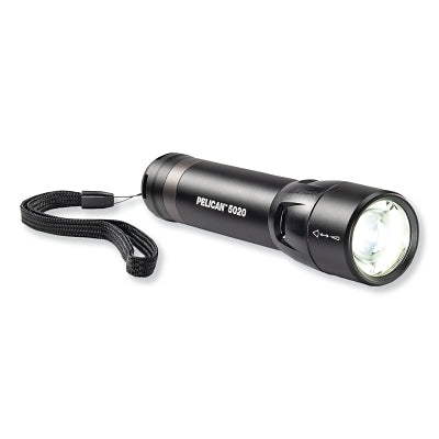 Pelican 5000 Series LED Flashlights, 4-AAA Alkaline, High 586/Med 217/Low 20 Lumens, Black (562-050200-0100-110)