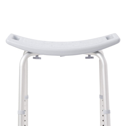 McKesson Bath Bench Without Arms Aluminum Frame Without Backrest 19-1/4 Inch Seat Width 300 lbs. Weight Capacity (1065209_EA)