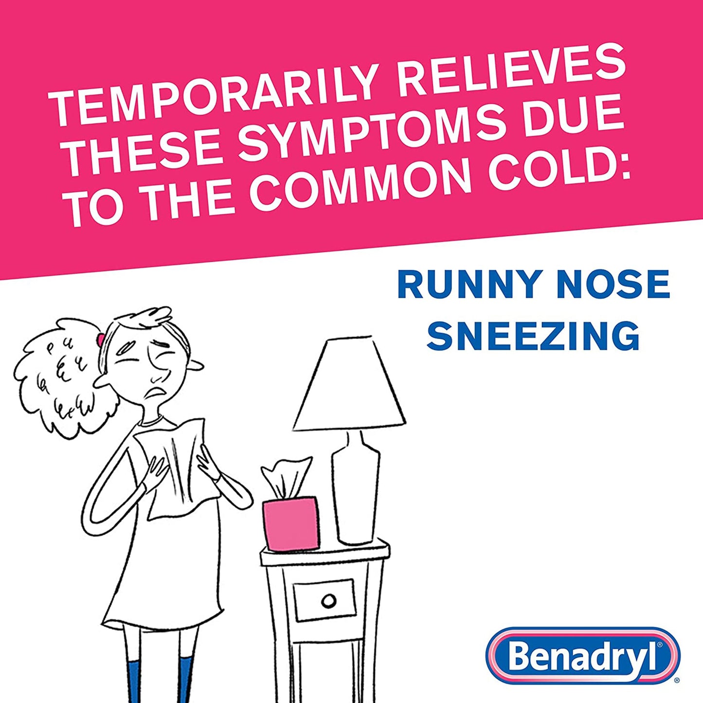 Benadryl® Allergy Relief 25 mg Strength Tablet 24 per Box (783320_BX)