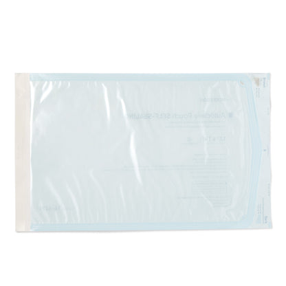 McKesson Sterilization Pouch Ethylene Oxide (EO) Gas / Steam 12 X 18 Inch Transparent Blue / White Self Seal Paper / Film (960948_BX)