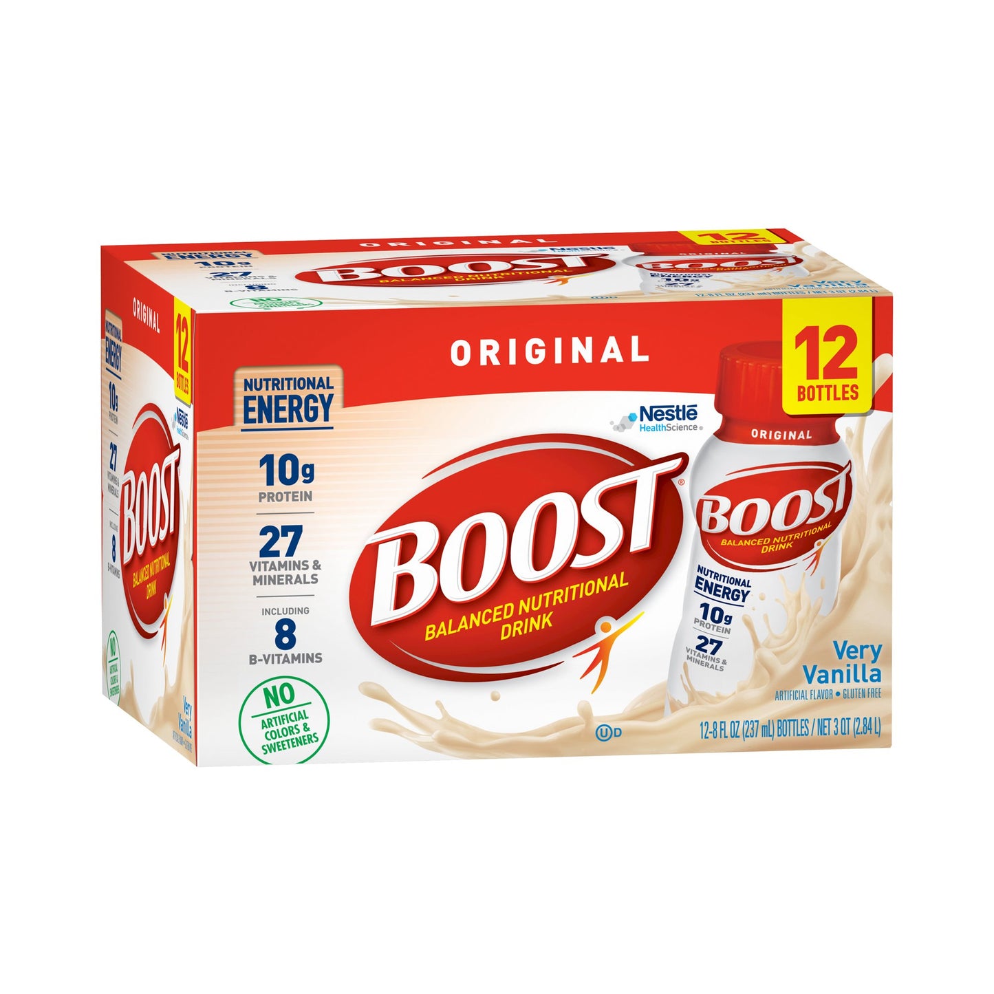 Boost® Original Oral Supplement Very Vanilla Flavor Liquid 8 oz. Bottle (1129434_EA)
