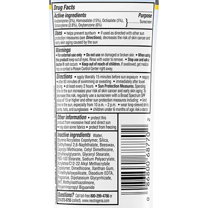 Neutrogena® Ultra Sheer® Sunblock SPF 70 Lotion 3 oz. Tube (695093_EA)