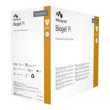 Biogel® PI Surgical Glove Size 7 Sterile Polyisoprene Standard Cuff Length Micro-Textured Ivory Chemo Tested (1129976_BX)