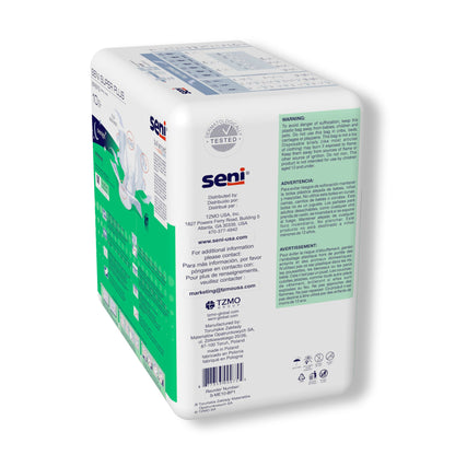 Seni® Super Plus Unisex Adult Incontinence Brief Medium Disposable Heavy Absorbency (1163825_CS)