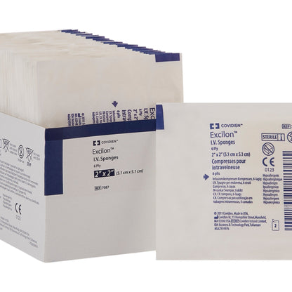 Excilon™ I.V. Sponge Nonwoven 2 X 2 Inch Sterile (453951_CS)