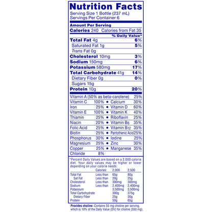 Carnation Breakfast Essentials® Oral Supplement Rich Milk Chocolate Flavor Liquid 8 oz. Bottle (983738_CS)