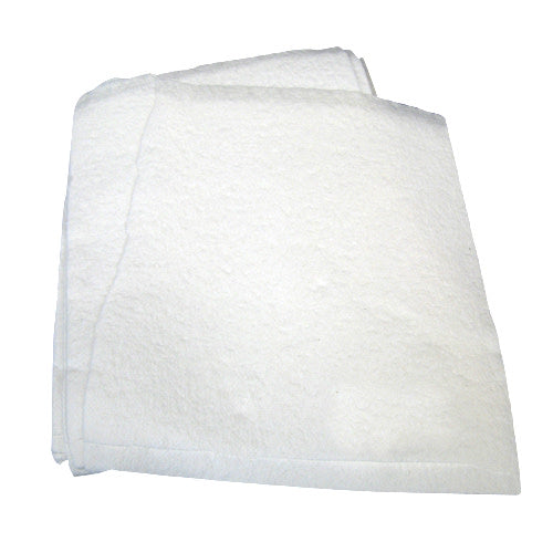 ShopWorks® Absorbal® Wipers, DRC, White, 11x12", Heavy Duty, Flat, 30 lbs (HOS570100)