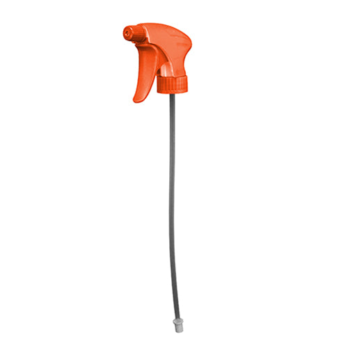 Impact® Contour® Trigger Sprayer, 1.3 mil, 10 Inch Tube, Orange, 250/Case (IMP5704)