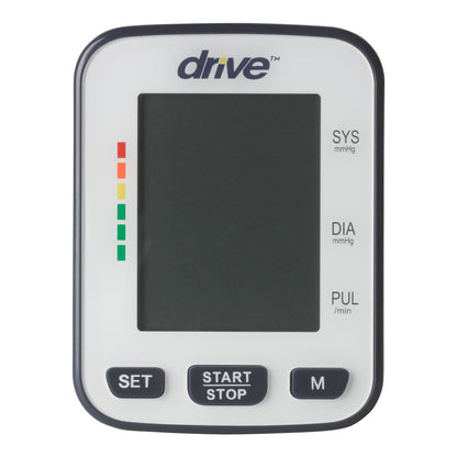Drive™ Home Automatic Digital Blood Pressure Monitor Medium Cuff Cloth Fabric Cuff 13 - 22 cm Wrist (1047816_EA)