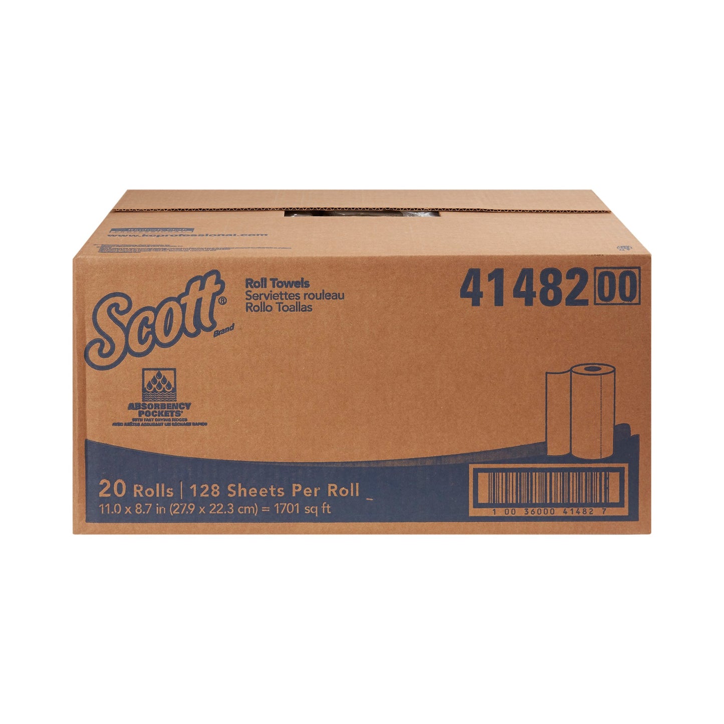 Scott® Kitchen Paper Towel Perforated Roll 8-4/5 X 11 Inch (532823_CS)