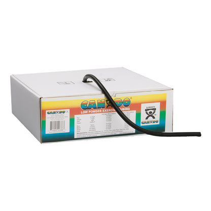 CanDo® Low Powder Exercise Resistance Tubing Black 100 Foot Length X-Heavy Resistance (668329_EA)