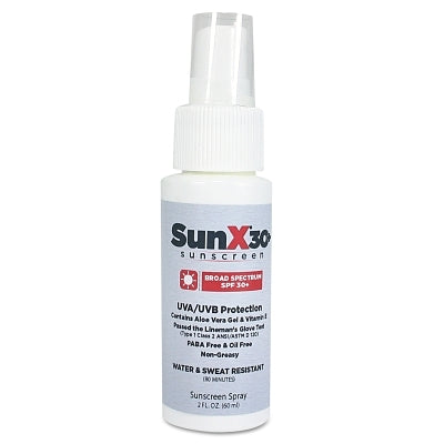 First Aid Only SunX Sunscreen Spray, 2 oz Bottle, 30 SPF (579-18-302)
