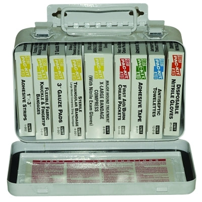 First Aid Only 10 Unit Steel First Aid Kit, Weatherproof Steel, Wall Mount (579-5001)