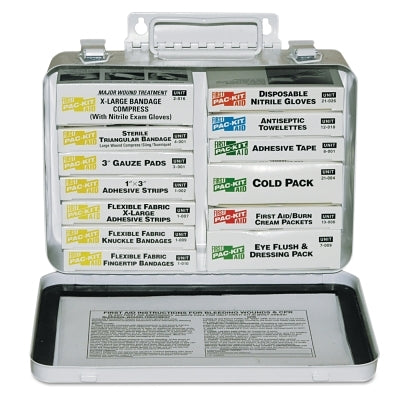 First Aid Only 16 Unit Steel First Aid Kit, Weatherproof Steel (579-5201)