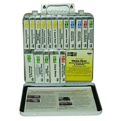First Aid Only 24 Unit Steel First Aid Kit, Weatherproof Steel, Wall Mount (579-5301)