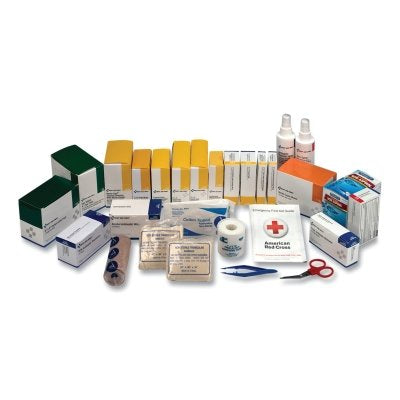 First Aid Only Refill for 3 Shelf First Aid Station, 493 Pieces, Cardboard Boxes (579-6155R)