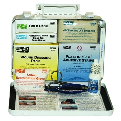 First Aid Only 25 Person Vehicle First Aid Kit, Weatherproof Steel Case, Wall Mount (579-6420)