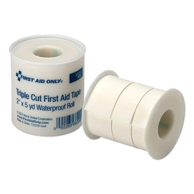 First Aid Only Triple Cut Waterproof First Aid Tape, Assorted Sizes, Fabric (579-90890)