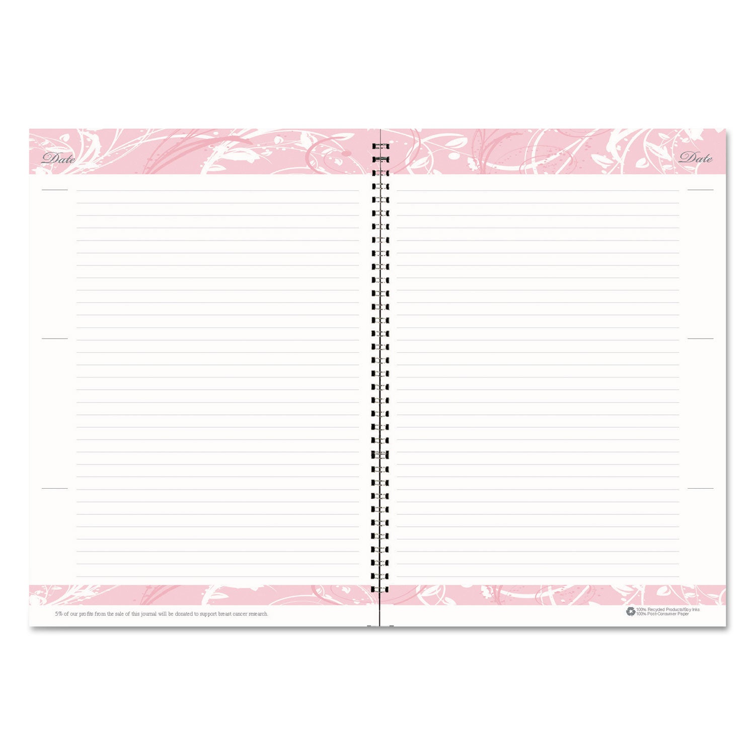 house-of-doolittle-breast-cancer-awareness-recycled-ruled-monthly-planner-journal-num-hod5226_4