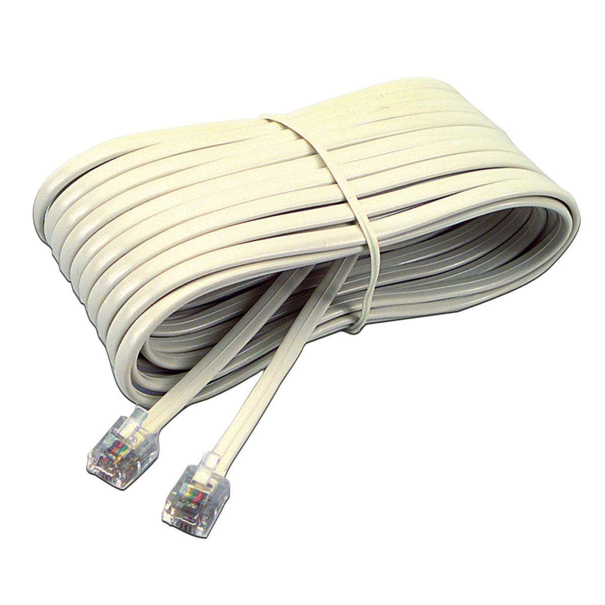Kitchen Telephone Plug In Softalk® Telephone Extension Cord, Plug/Plug, 25 ft, Ivory (SOF04020 ...