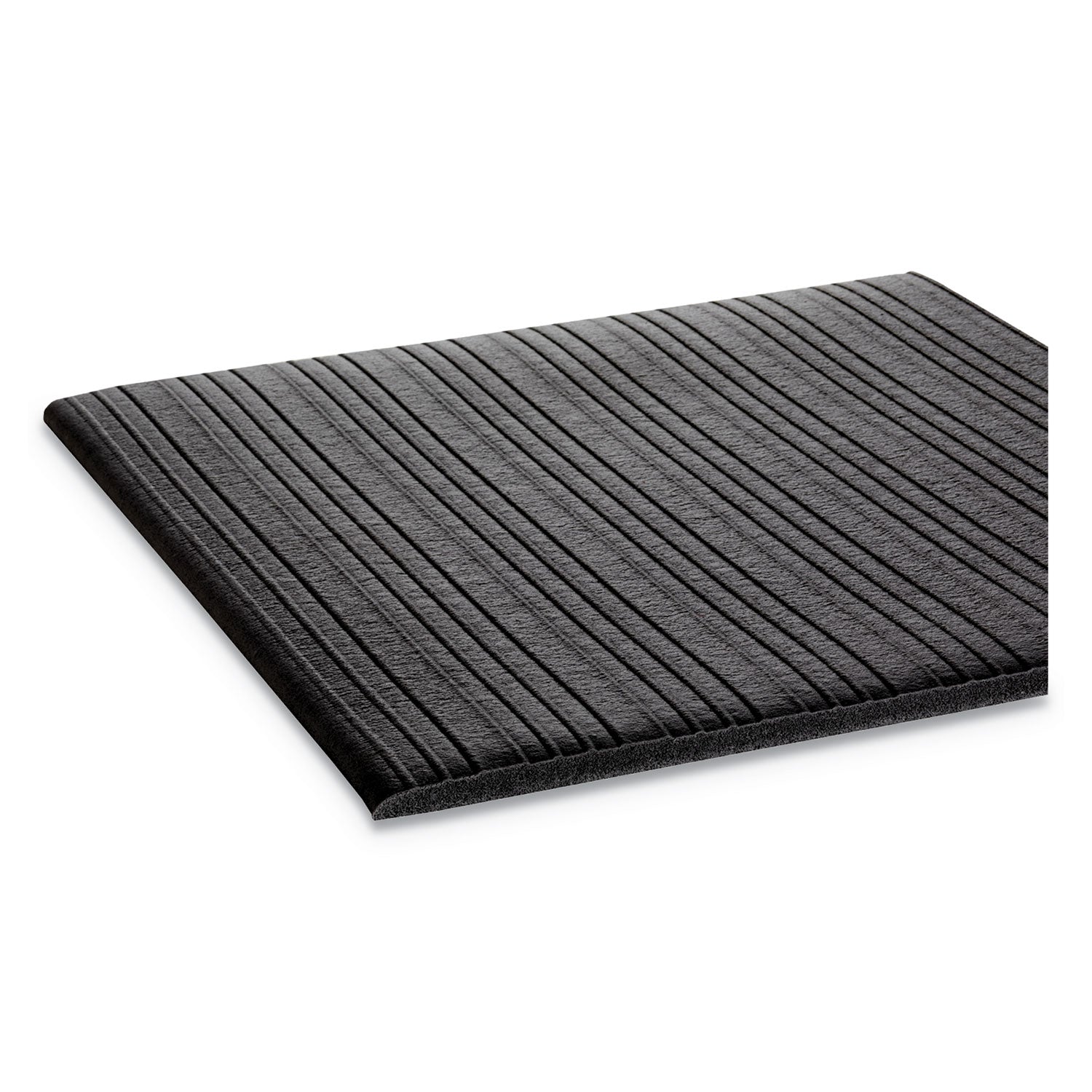 Thion Ridged Mat Crown Ribbed Vinyl Anti-Fatigue Mat, 36 x 60, Black (CWNFL3660BK ...