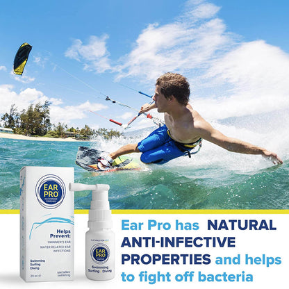 Ear Pro® Ear Waterproof Spray 20 mL Liquid Medical Grade Mineral Oil / High Grade Organic Oregano Oil (1214046_EA)