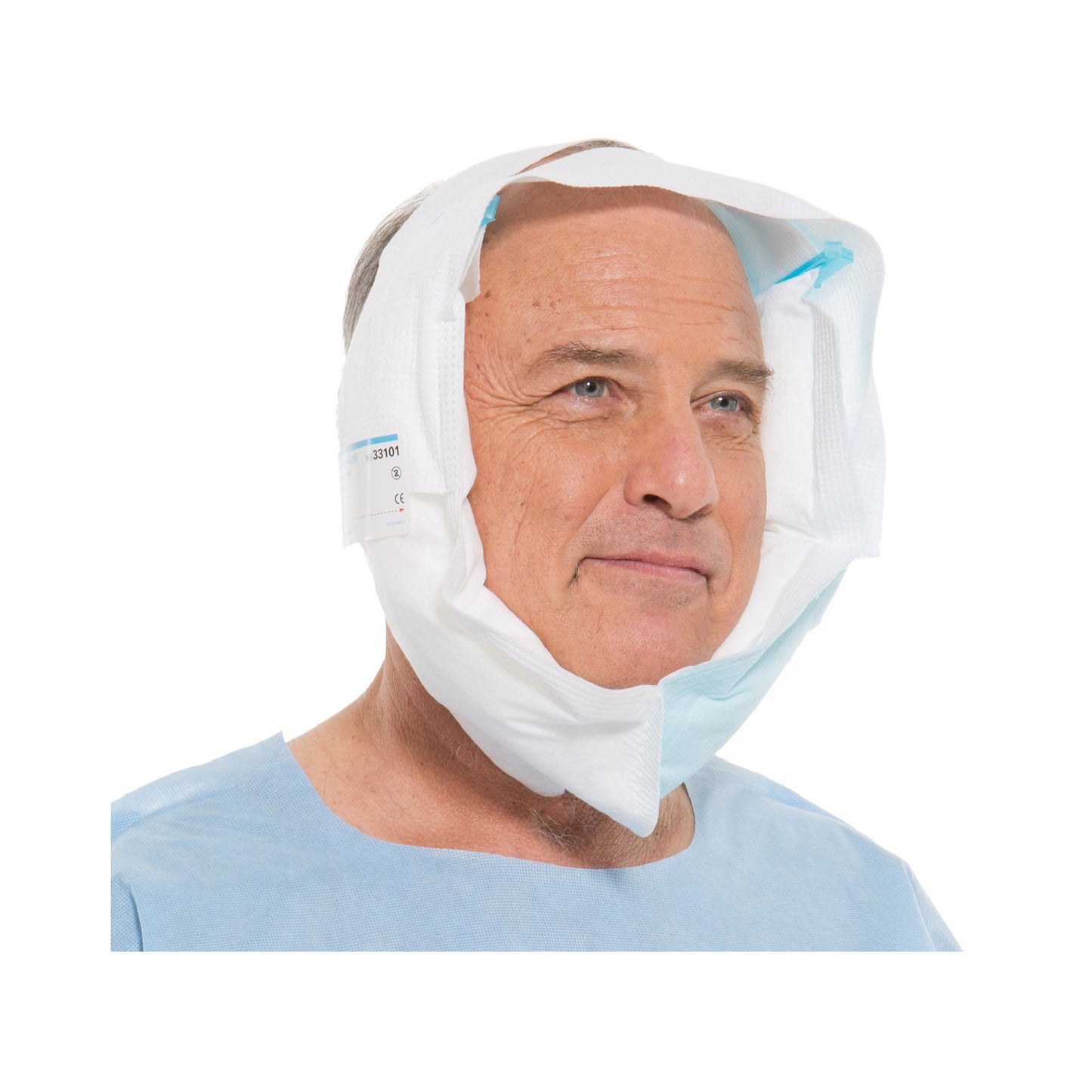 Bilateral Ice Bag Facial One Size Fits Most 5 X 12 Inch Polyester / Polyethylene / Polypropylene / Polyurethane / Spandex / Adhesive / Aluminum Reusable (233637_CS)