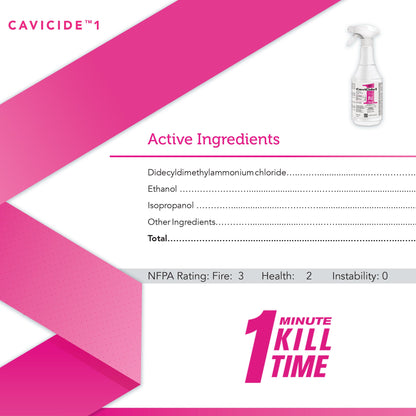 CaviCide1™ Surface Disinfectant Cleaner Alcohol Based Trigger Spray Liquid 24 oz. Bottle Alcohol Scent NonSterile (803720_EA)