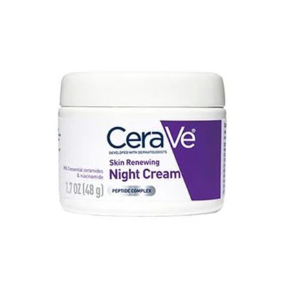 CeraVe® Skin Renewing Night Cream Facial Moisturizer 1.7 oz. Jar Unscented Cream (1253468_EA)