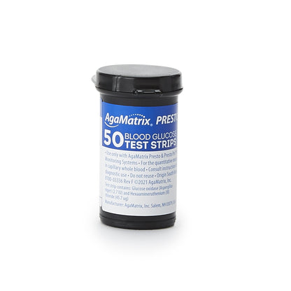 Wavesense® Presto® Blood Glucose Test Strips 50 Strips per Pack (693966_BX)