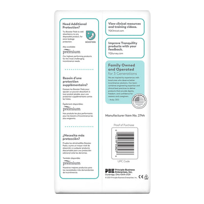 Tranquility® Essential Unisex Incontinence Brief Small Disposable Heavy Absorbency (1188953_BG)