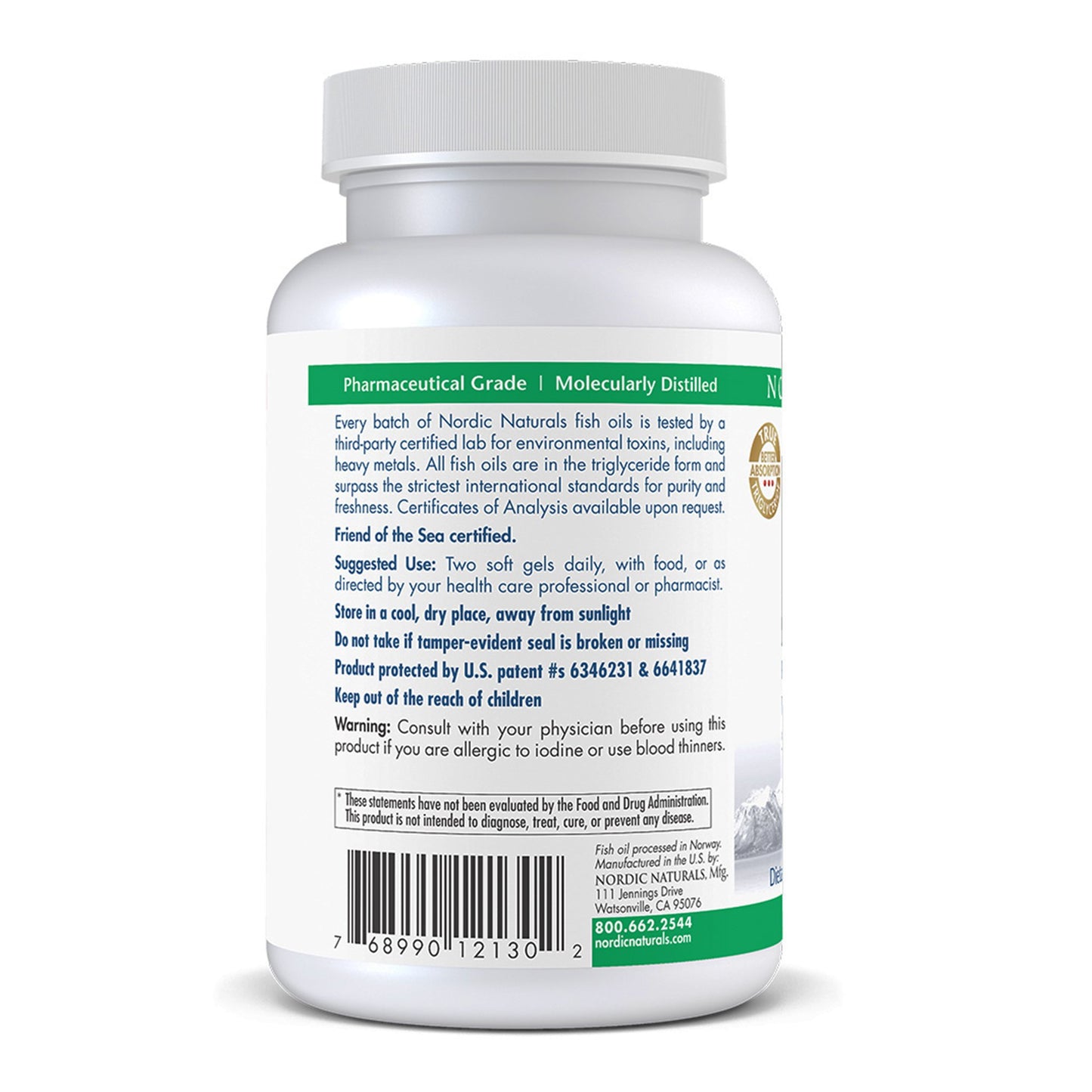 ProOmega® CoQ10 Dietary Supplement Ubiquinone 100 mg Strength Softgel 60 per Bottle (1264947_BT)