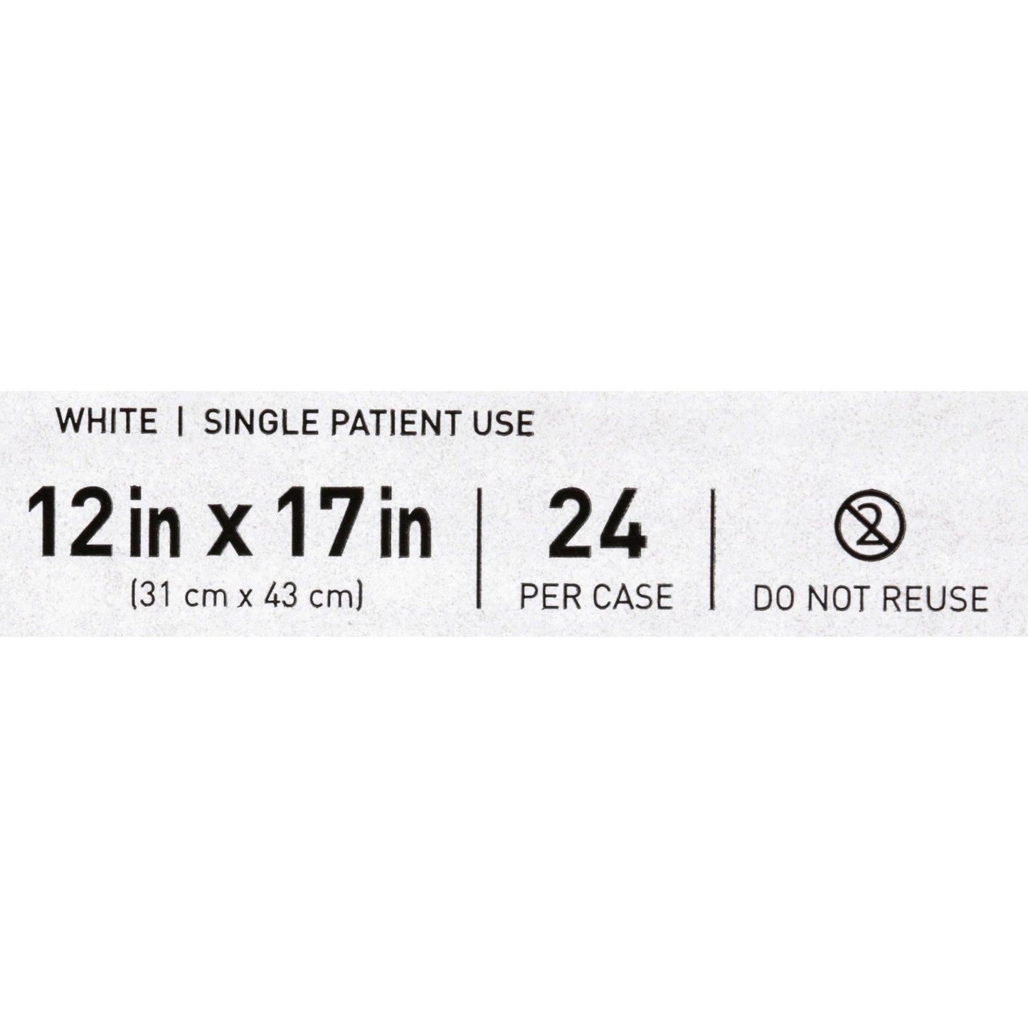 McKesson Bed Pillow 12 X 17 Inch White Single Patient Use (939597_EA)