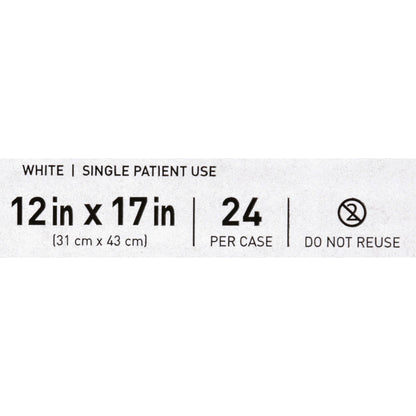 McKesson Bed Pillow 12 X 17 Inch White Single Patient Use (939597_EA)