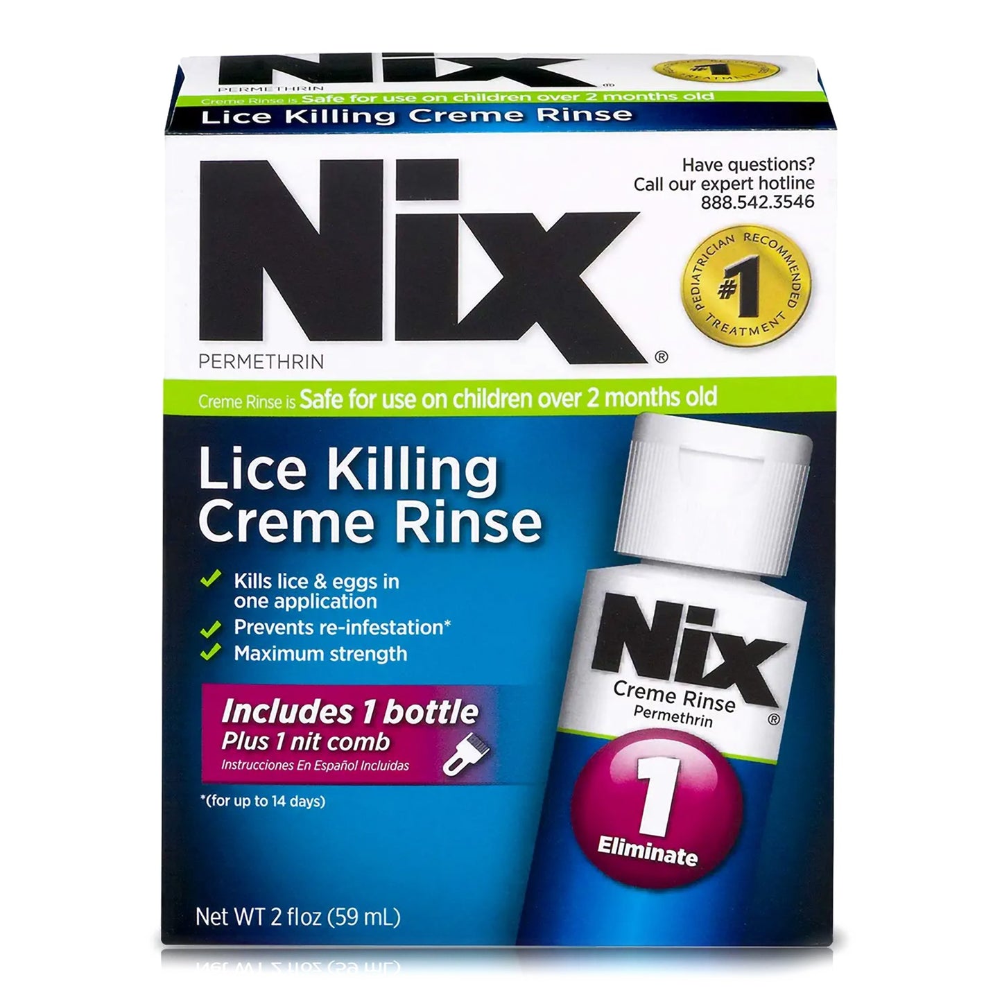 Nix® Lice Treatment Kit 2 oz. Flip Top Bottle Scented (1117679_EA)