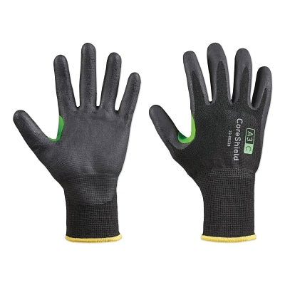 PIP CoreShield™ A3/C Coated Cut Resistant Gloves, 7/S, HPPE/Basalt Black Liner, Nitrile Micro-Foam Black Coating, 13 ga (582-23-0513B7S)