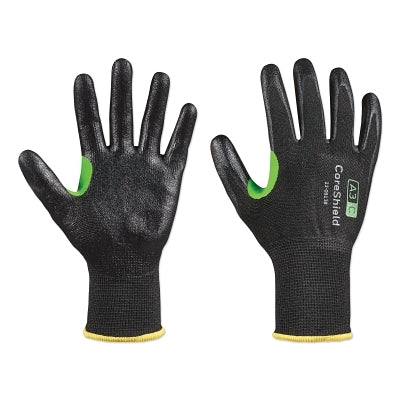 Honeywell CoreShield™ A3/C Coated Cut Resistant Gloves, 6/XS, HPPE/Basalt Black Liner, Smooth Nitrile Black Coating, 13 ga (582-23-0913B6XS)