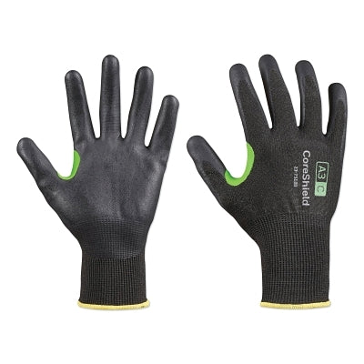 PIP CoreShield™ A3/C Coated Cut Resistant Gloves, 7/S, HPPE/Basalt Black Liner, Nitrile Micro-Foam Black Coating, 18 ga (582-23-7518B7S)