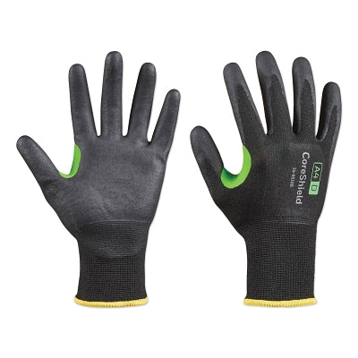 Honeywell CoreShield™ A4/D Coated Cut Resistant Gloves, 9/L, HPPE/Steel, Nitrile Micro-Foam, 18 ga, Black (582-24-9518B9L)