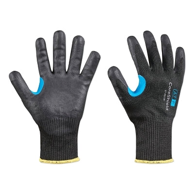 Honeywell CoreShield™ A7/F Coated Cut Resistant Gloves, 8/M, HPPE/Alloy, Nitrile Micro-Foam, 13 ga, Black (582-27-0513B8M)