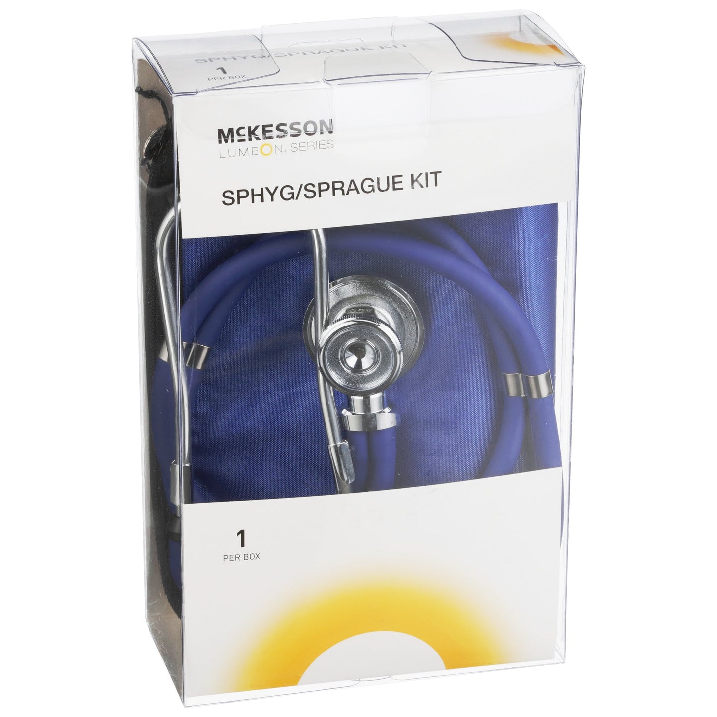 McKesson Brand Reusable Aneroid / Stethoscope Set 23 to 33 cm Adult Cuff Dual Head Sprague Stethoscope Pocket Aneroid (803194_BX)