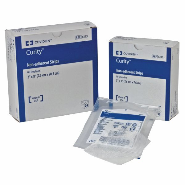 Curity™ Oil Emulsion Impregnated Dressing Rectangle 5 X 9 Inch Sterile (322415_EA)