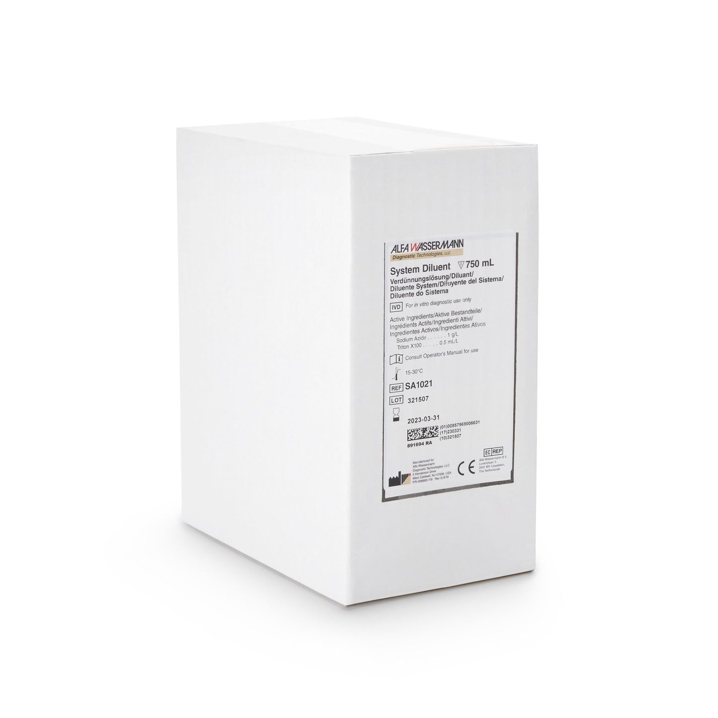 ACE® General Chemistry Reagent Diluent System Diluent (334349_KT)
