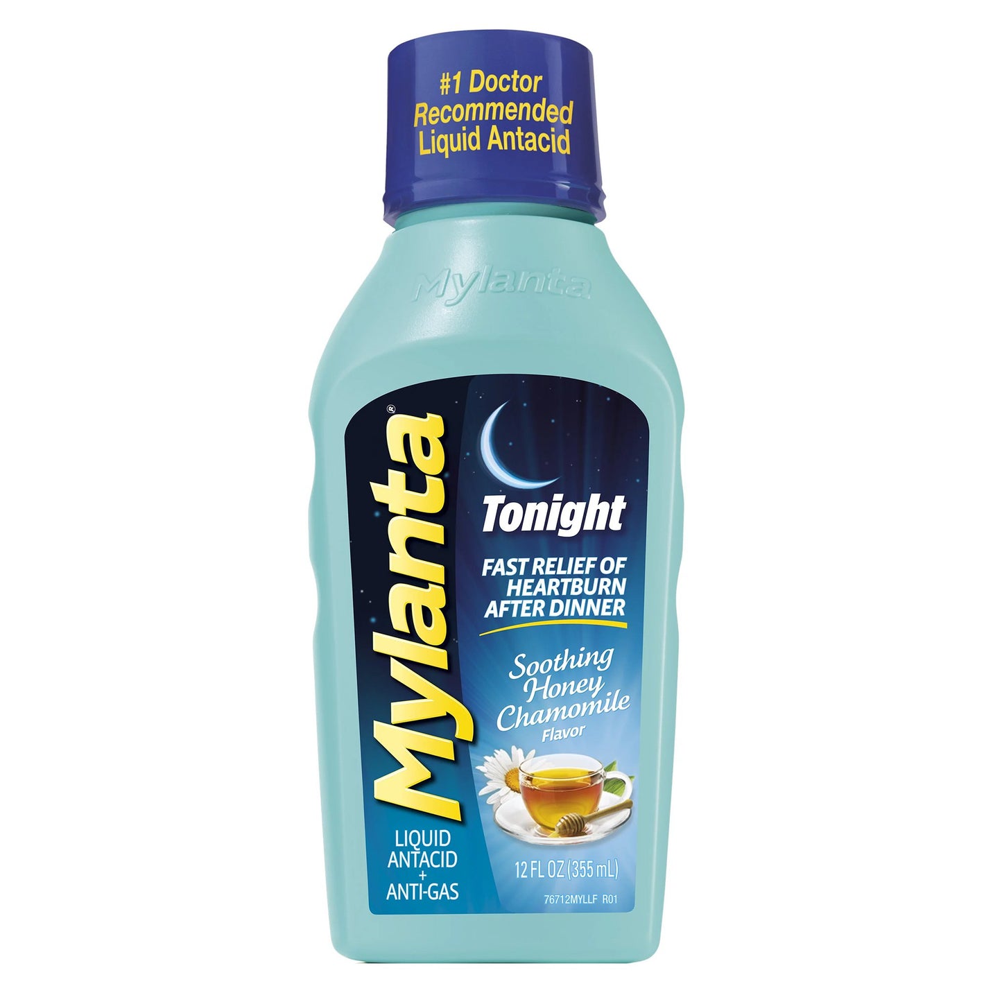 Mylanta® Tonight Antacid 800 mg / 270 mg / 80 mg Strength Liquid 12 oz. (1231849_EA)