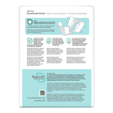 Tranquility® Essential Unisex Incontinence Brief Large Disposable Heavy Absorbency (1188955_BG)